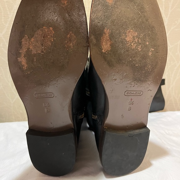 Coach Black Leather Boots - Picture 14 of 16